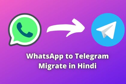 migrate or switch whatsapp to telegram kaise kare hindi