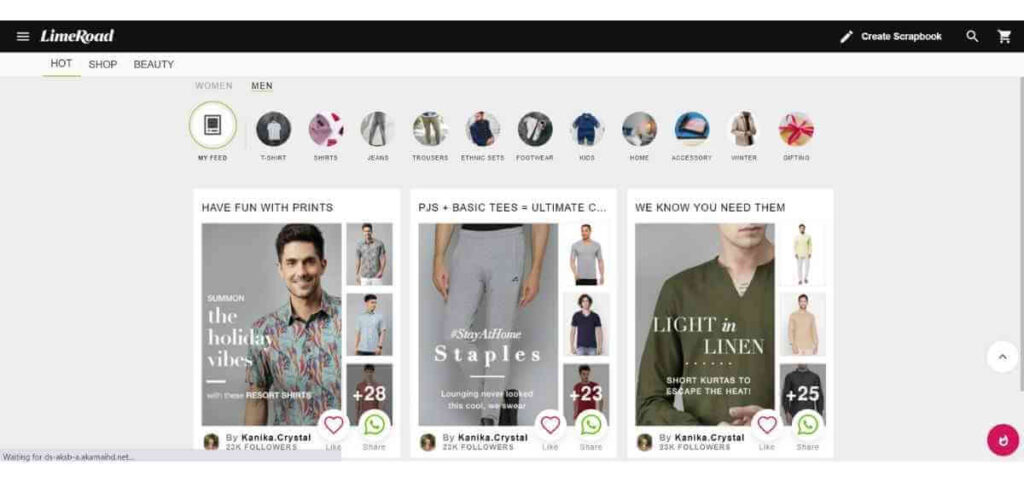 limeroad online fashion shopping platform