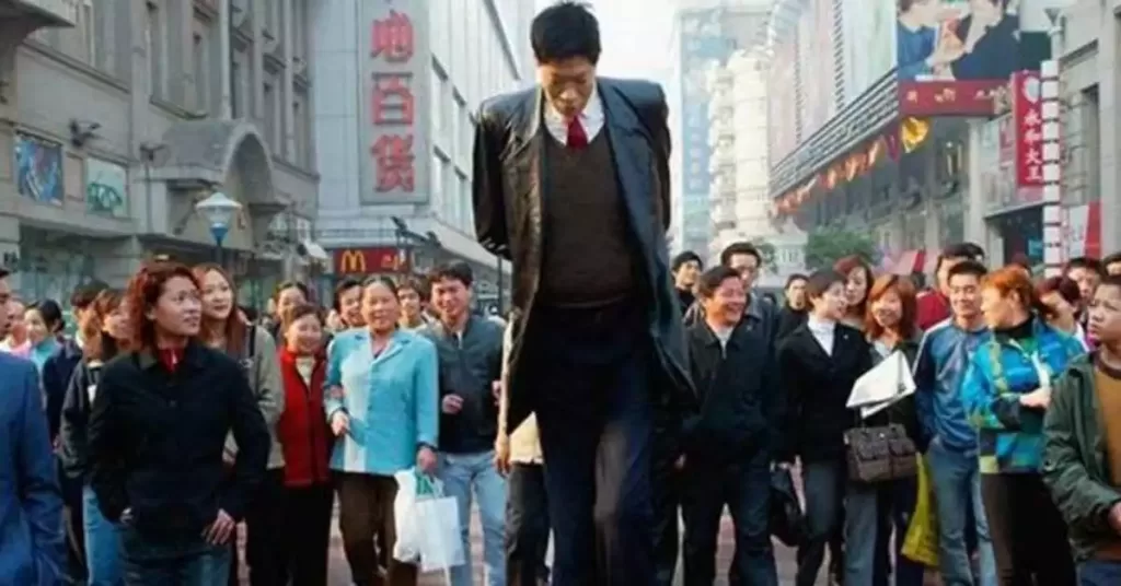 world 5th tallest person Zhang Juncai