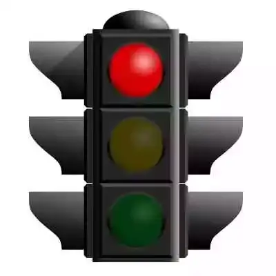 red light on traffic